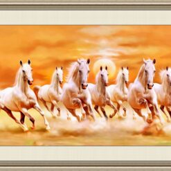 Seven Horses Canvas Painting As Per VASTU in Right Direction (With ...