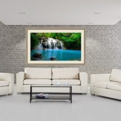 Waterfall Painting as per Vastu With Frame - Tushaco Handicrafts