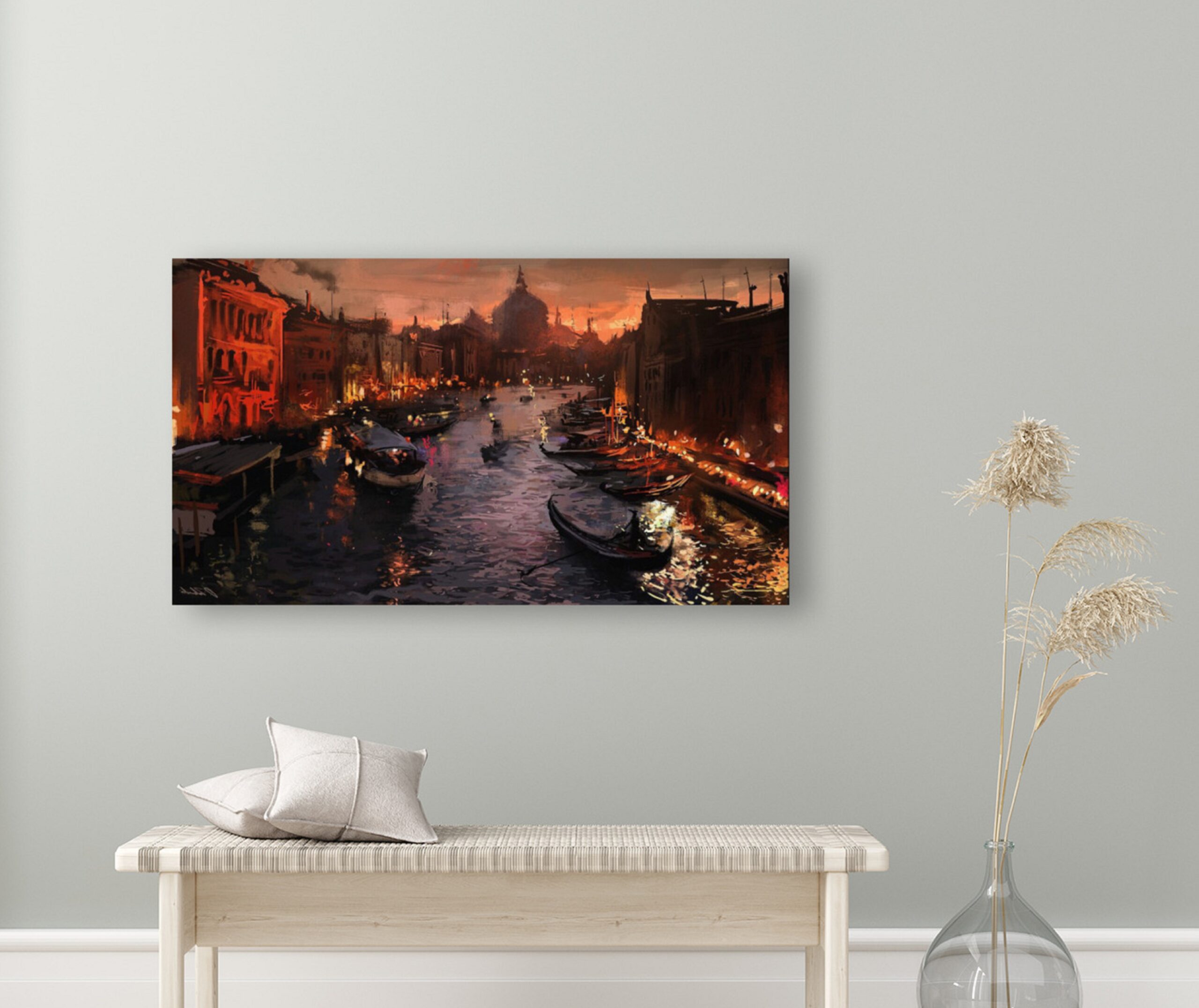 26-Front Abstract Canvas Painting