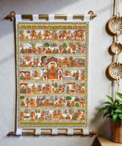 Hanuman chalisa canvas painting